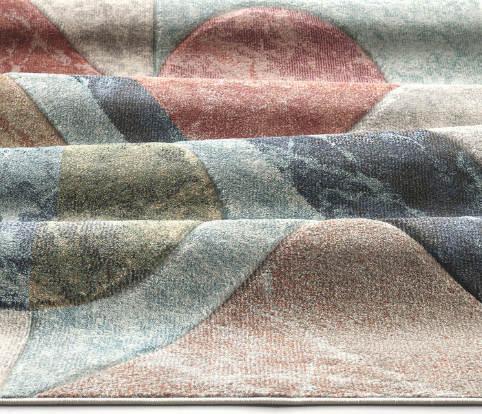 Tappeto FUNNY F8451 multicolore design contemporaneo arte moderna cm.120x170