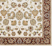 Tappeto BABIL cm.80x300 disegno classico orientale colore crema e rosso