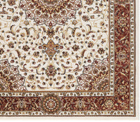 Tappeto BABIL disegno classico orientale colore crema e rosso cm.240x340