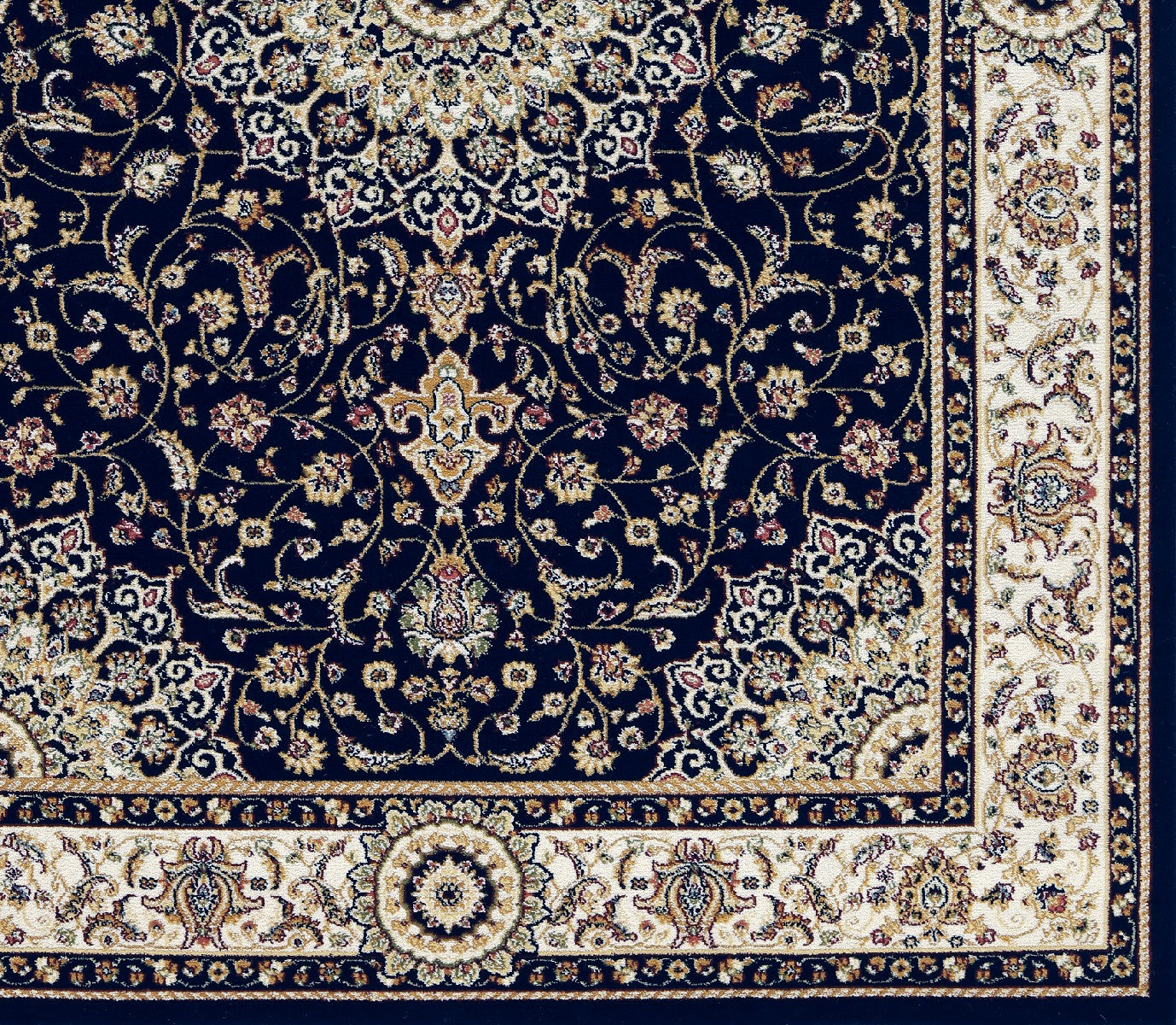 Tappeto BABIL disegno classico orientale colore blu e crema cm.160x230