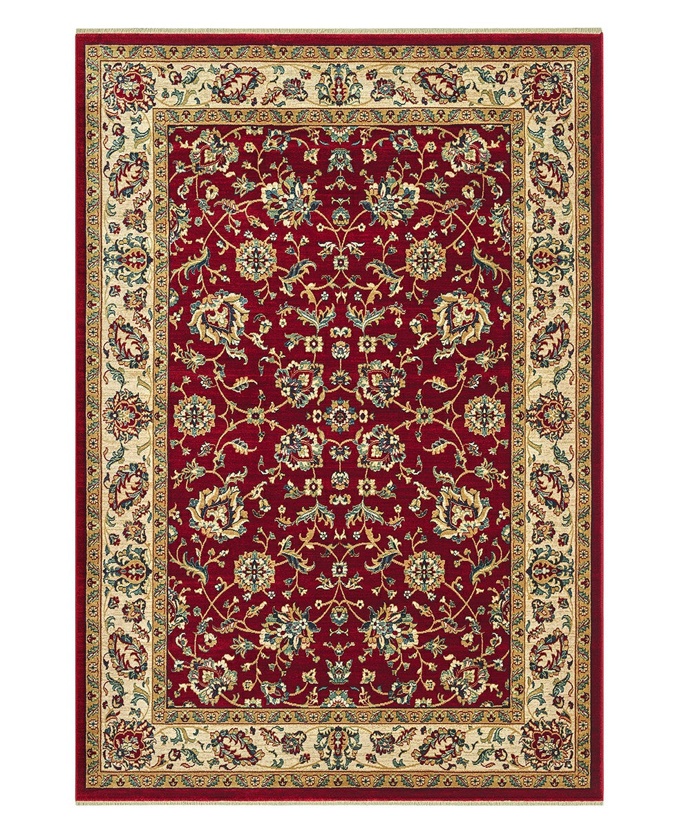 Tappeto KAZAKH 1517 motivo classico orientale colore rosso e beige cm.240x340