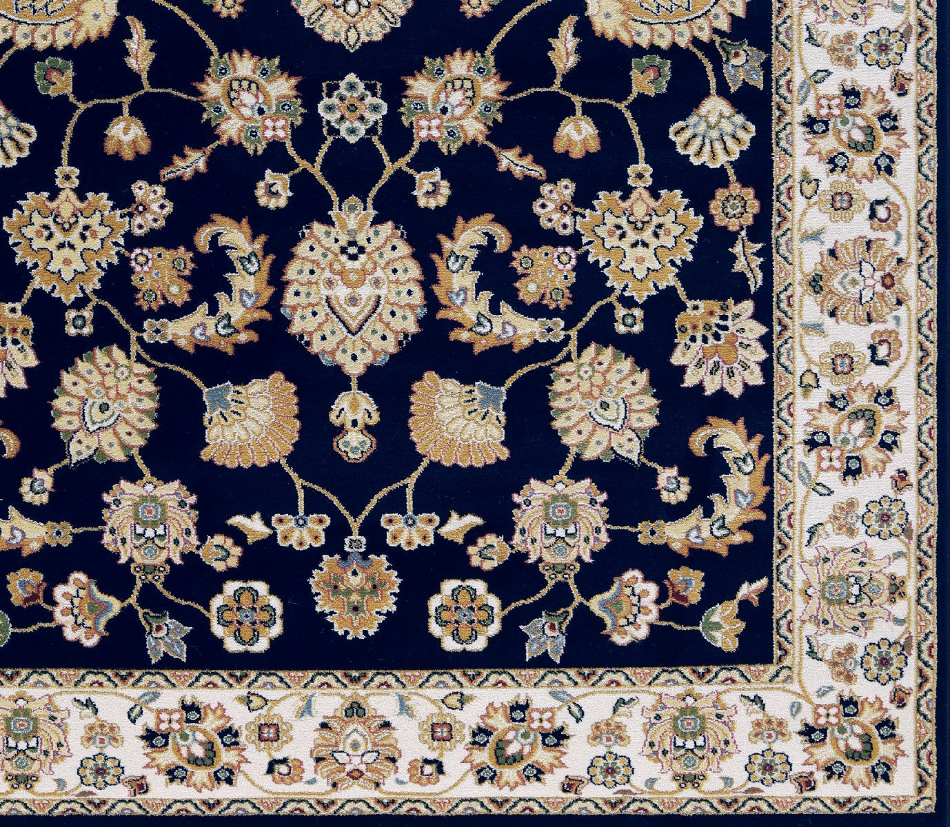 Tappeto BABIL disegno classico orientale colore blu e crema cm.240x340