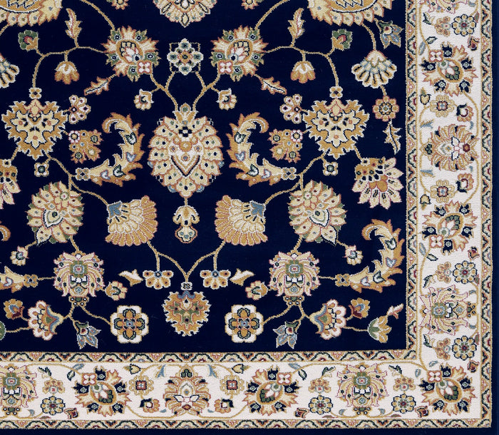 Tappeto BABIL disegno classico orientale colore blu e crema cm.240x340