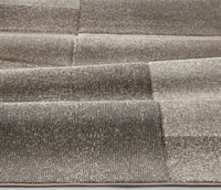 Tappeto FUNNY 87071 beige pelo morbido motivo geometrico a quadri cm.140x200