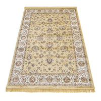 Tappeto RUBINE 492 Ziegler ORO design tradizionale classico stile persiano orientale cm.120x160. Tappeto salotto, soggiorno, camera da letto, ingresso, corridoio.