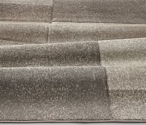 Tappeto FUNNY 87071 beige pelo morbido motivo geometrico a quadri cm.160x230