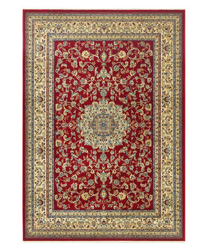Tappeto KAZAKH 2154 disegno classico persiano colore rosso e beige cm.160x240