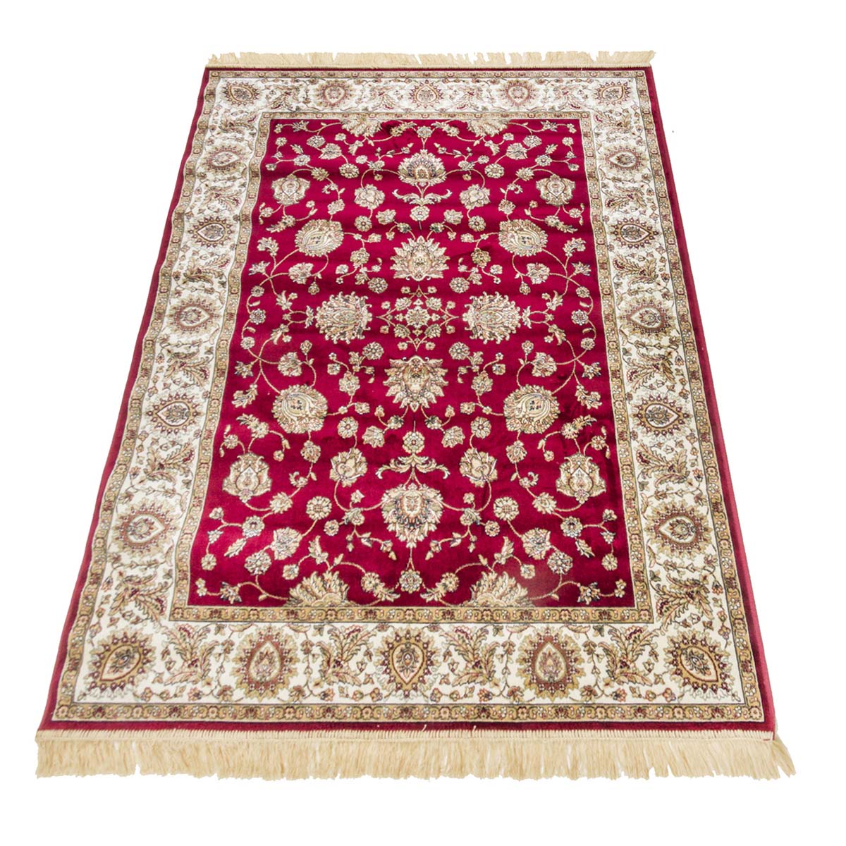 Tappeto RUBINE 492 Ziegler Rosso design tradizionale classico stile persiano orientale cm.120x160. Tappeto salotto, soggiorno, camera da letto, ingresso, corridoio.