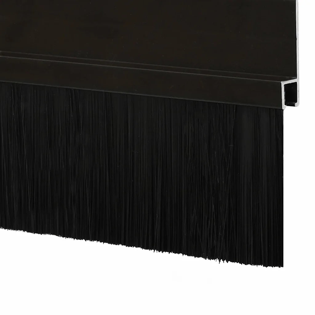 Spazzole per porte autoadesive 2 pz Nero 100 cm CFW4670488