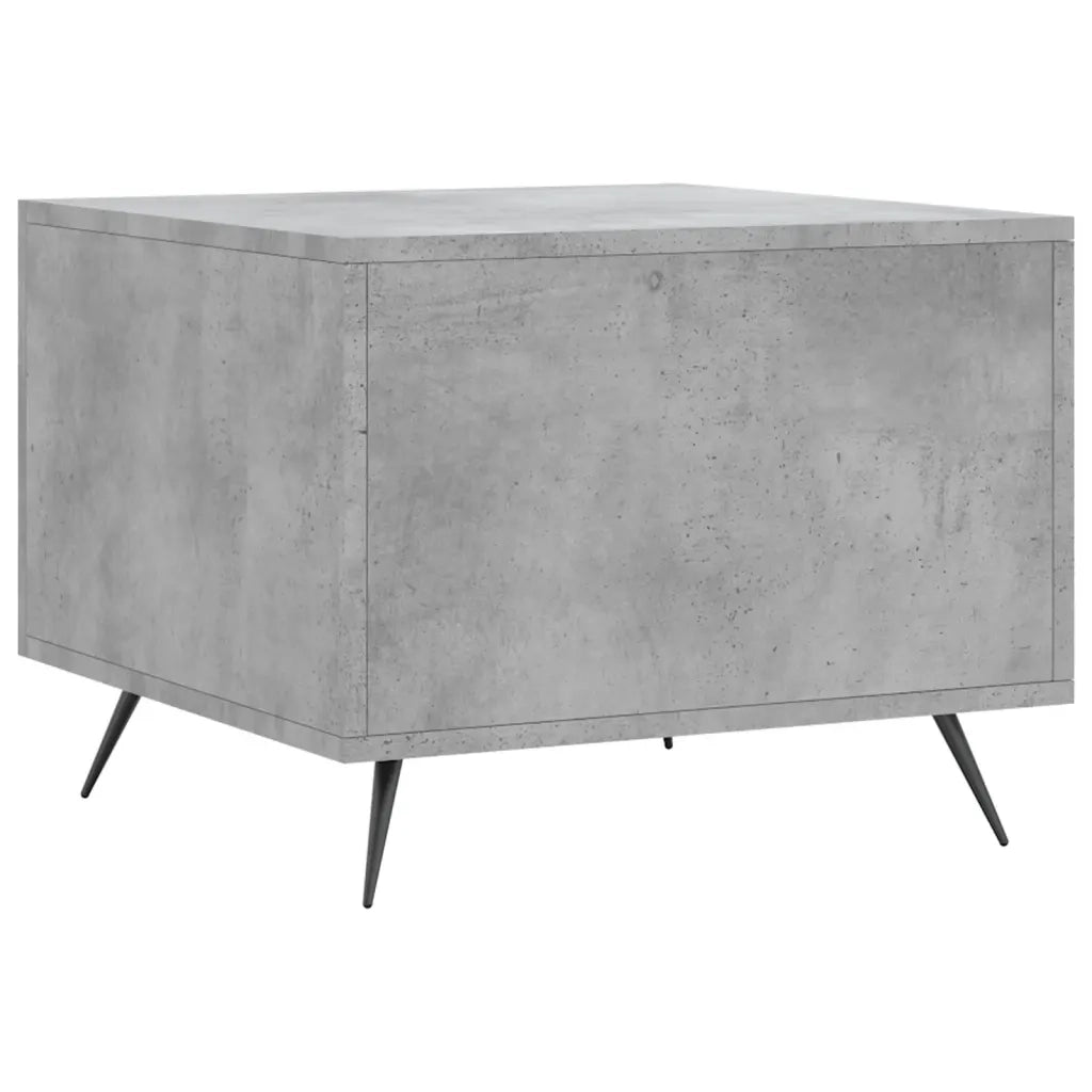 Tavolini Salotto 2pz Grigio Cemento 50x50x40 Legno Multistrato 829341