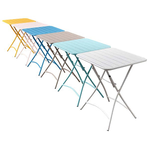 Set Tavolino e 2 Sedie Pieghevoli da Giardino Mia Salsa Rosa