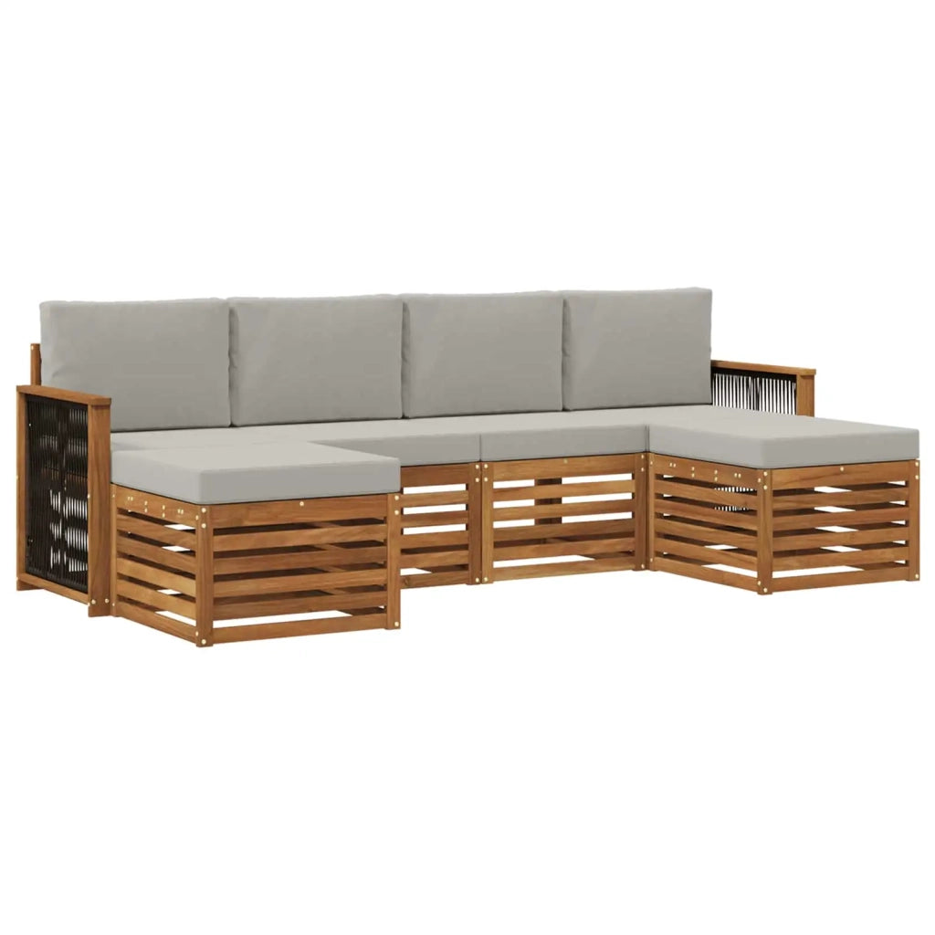 Set di divani da esterno 5 pz 3384682