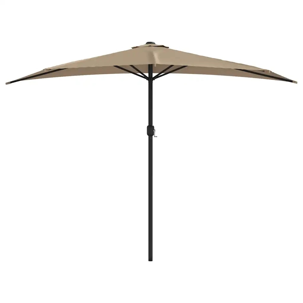 Ombrellone da Balcone-Ombrello da giardino Palo in Alluminio Talpa 300x155 cm a Met¨¤