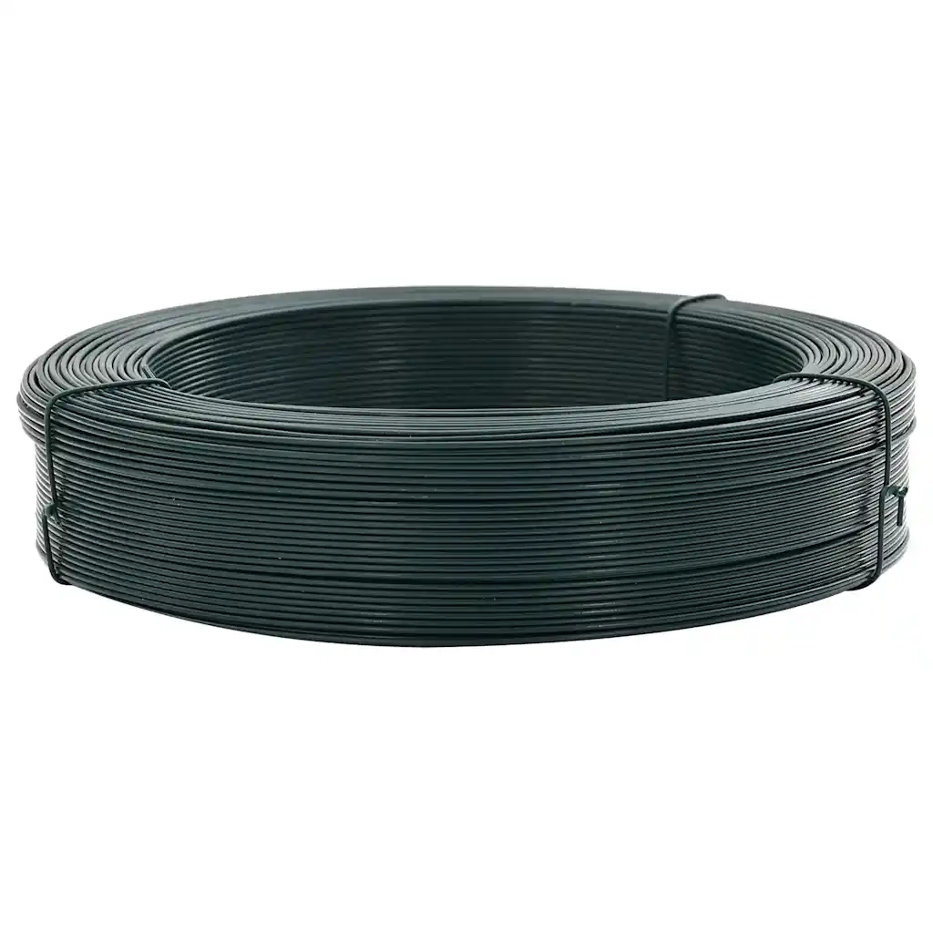 Filo per Recinzioni 250m 0,9/1,4 mm in Acciaio Verde Nerastro 144474