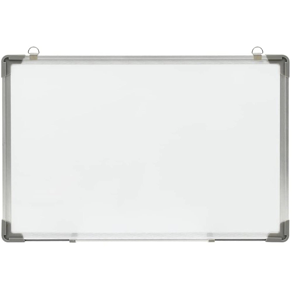 Lavagna Magnetica Bianca 60x45 in Alluminio Pennarelli Cancellabili e Magneti
