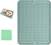 Mat di Silicone per Vaschetta - Mat di Vaschetta Opportuno con Presa - Spazzola per Vaschetta in Silicone - Utilizzo per Casa Cucina Ristorante Albergo - Verde 

Nota: "Vaatwasmachineborstel" è stato rimosso poiché contiene il nome di un marchio.