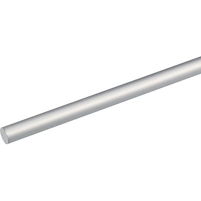 PROFILO TUBO PIENO ARCANSAS - ALLUM ARGENTO MM  8 H.CM 100- 5 pezzi