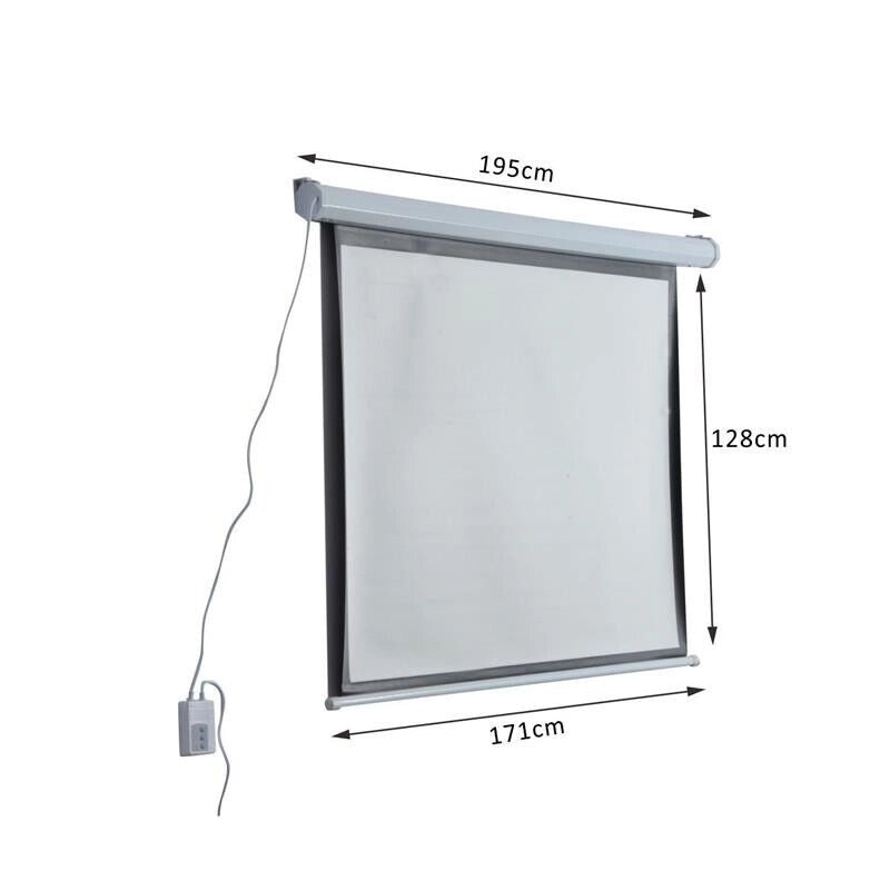 SCHERMO PER PROIEZIONE 84 POLLICI MOTORIZZATO HOME CINEMA BIANCO
