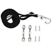 Cinghie per Tendalino Bimini 2 pz in Tessuto e Acciaio Inox CFW7913015
