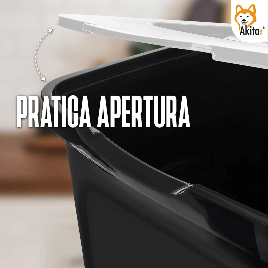 Akitaink Set 3 Pattumiere 44L Differenziata