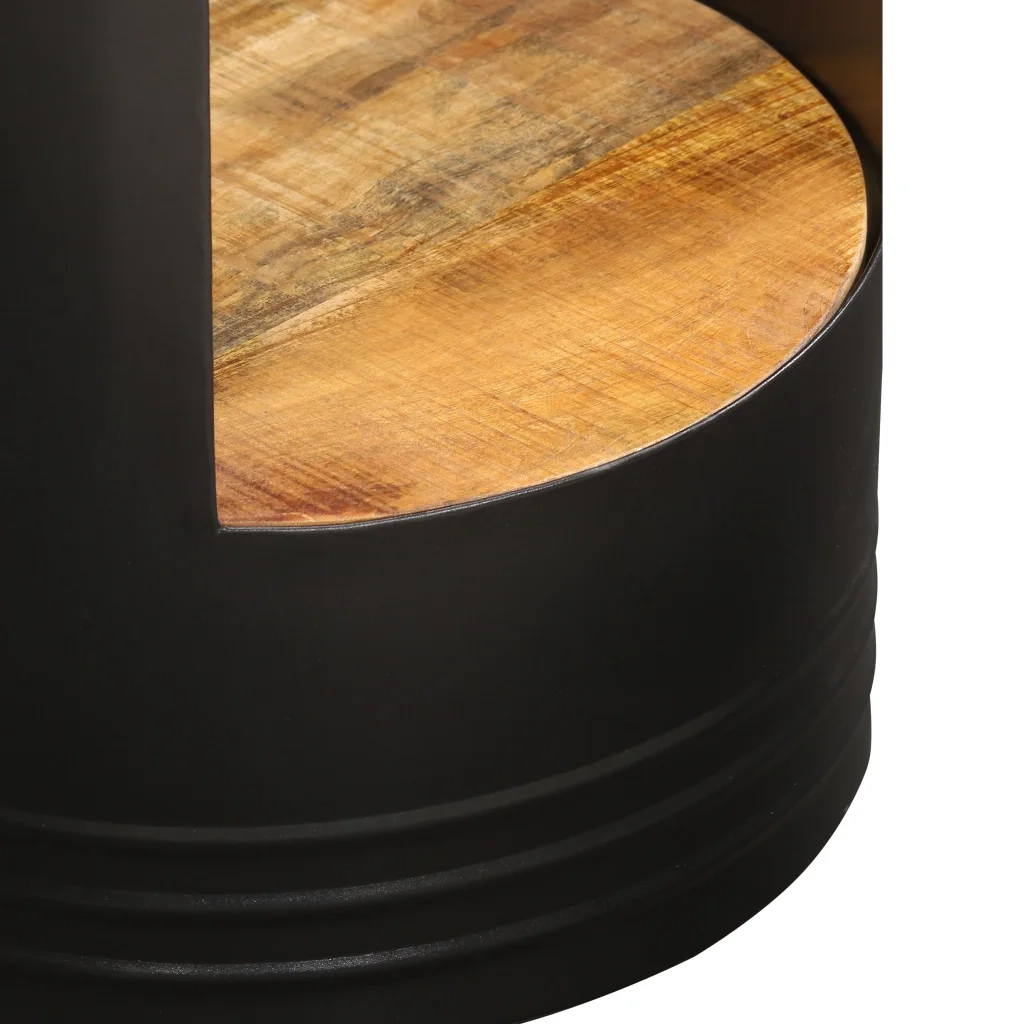 Tavolino da CaffÃ¨ 43x55 cm in Legno Massello di Mango cod mxl 20922