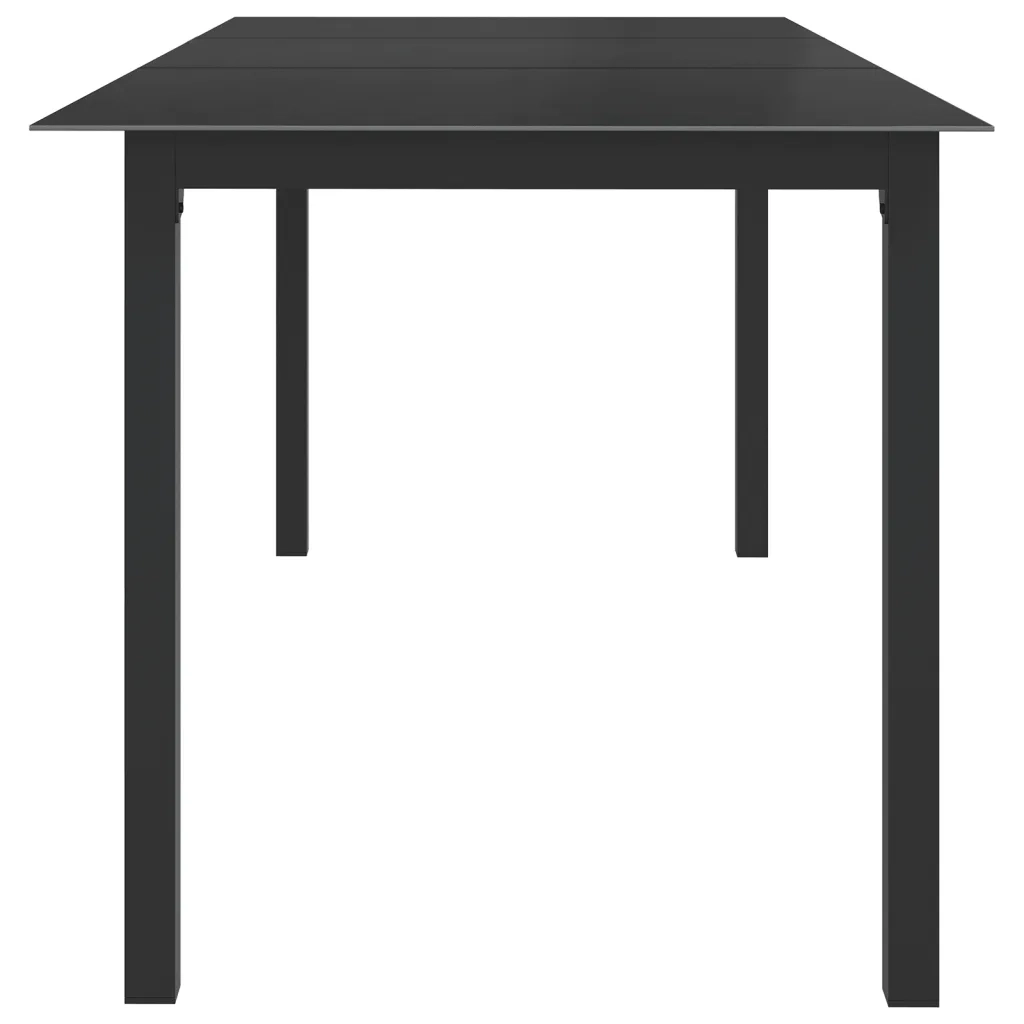 Set Mobili da Pranzo per Giardino 9 pz in Alluminio Antracite 3070641