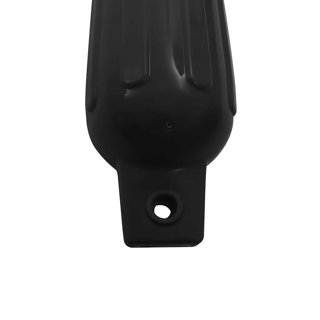 Paraurti per Gommone 4 pz Neri 41x11,5 cm in PVC CFW9524472