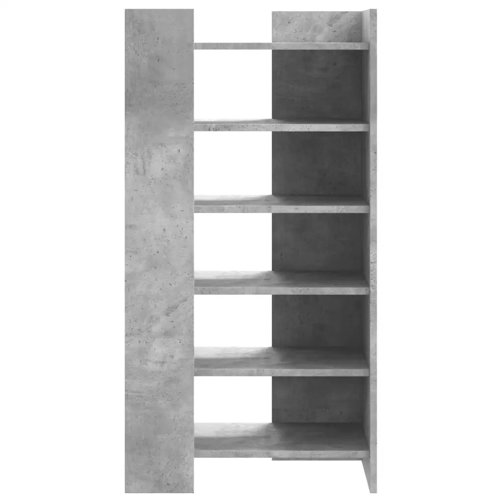 Scarpiera Grigio Cemento 52x37,5x100 cm in Legno Multistrato 848447