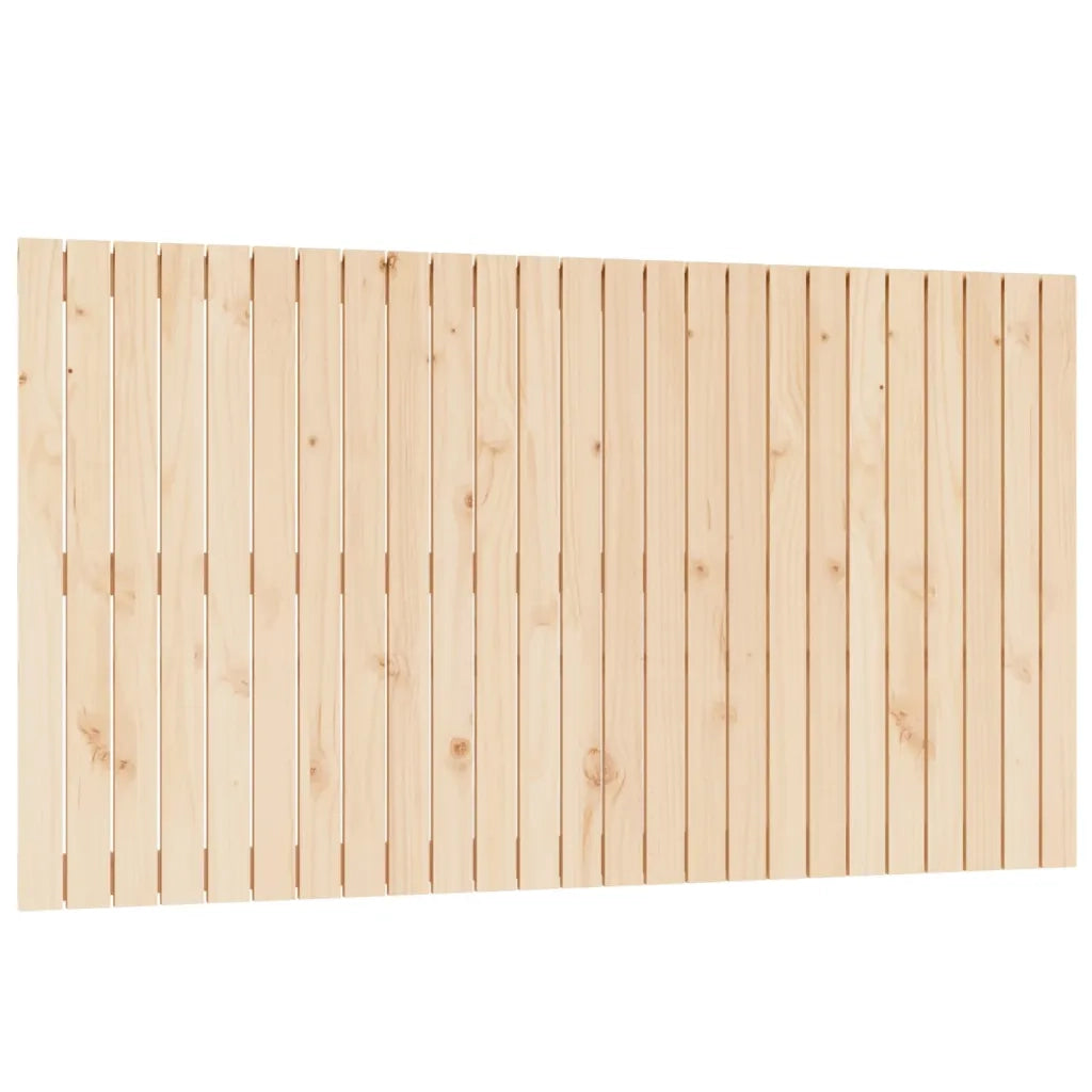 Testiera da Parete 159,5x3x90 cm in Legno Massello di Pino
