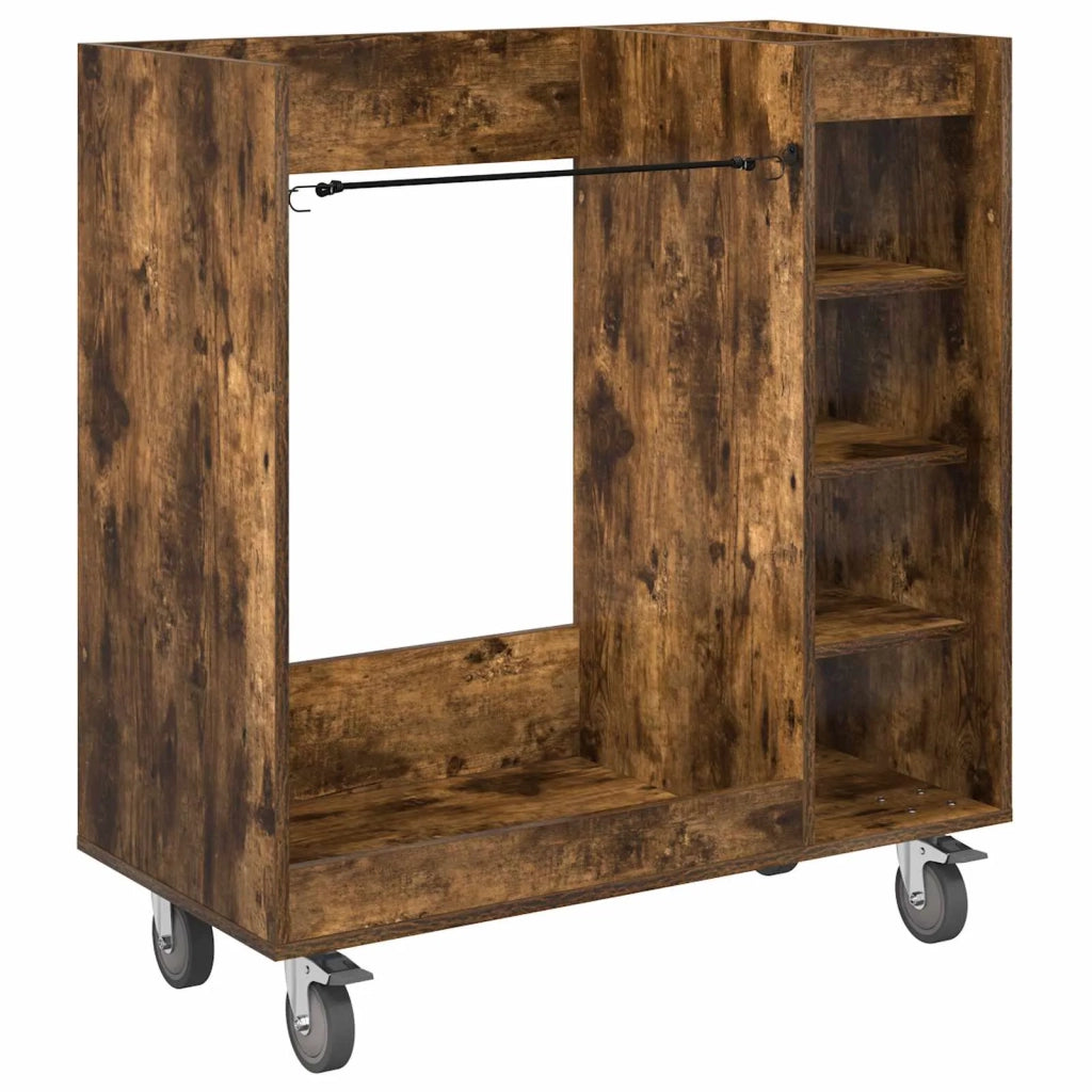 Armadio per Golf con ruota Rovere fum¨¦ 90 x 45 x 98 cm CFW9414074