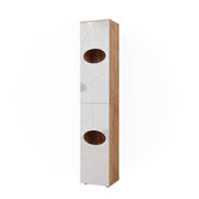 Vicco Mobiletto Rovere Goldkraft/bianco lucido 37.2 x 192 cm