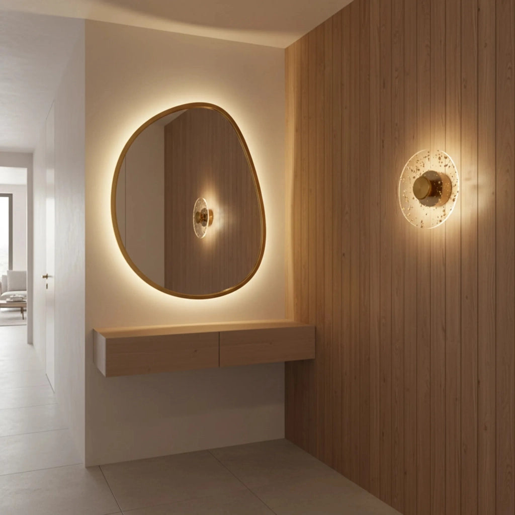Lampada Da Parete Led App1795-w Brush Gold