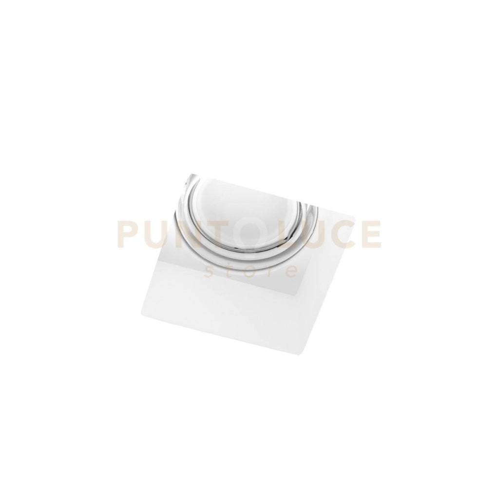 Faretto ATTICA ORIENTABILE Incasso 1 Luce bianco in gesso attaccoGU10 12x12cm