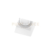 Faretto ATTICA ORIENTABILE Incasso 1 Luce bianco in gesso attaccoGU10 12x12cm