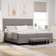 Letto a molle con testiera Talpa 200 x 200 cm Tessuto 3344097