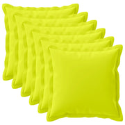 Federa 6 pcs HOUTEN Verde brillante. 65 x 65 cm Poliestere 921102