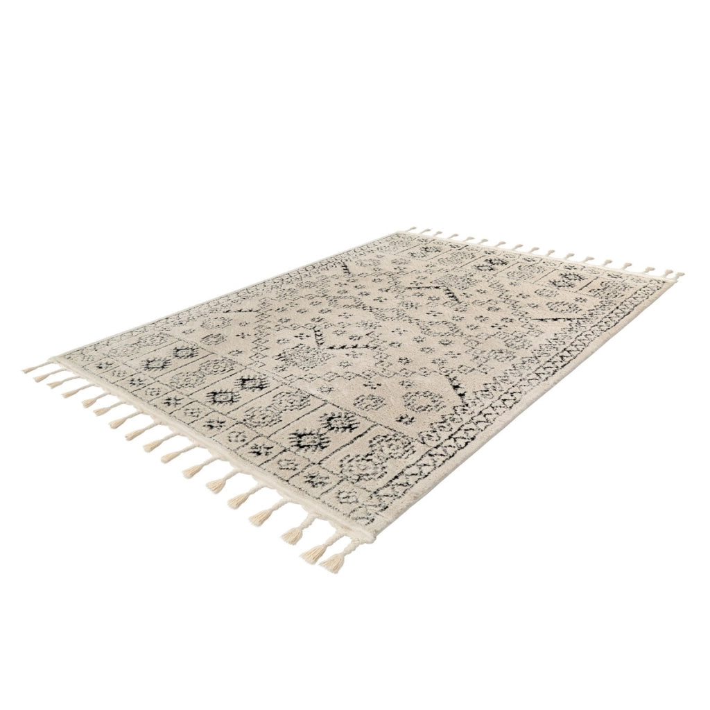 Tappeto Lovis 100 Bianco in Stile Etnico