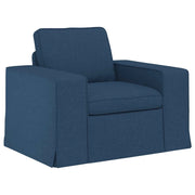 Divano | Divano da soggiorno | Sofa Blu 103 x 80 x 82 cm Tessuto