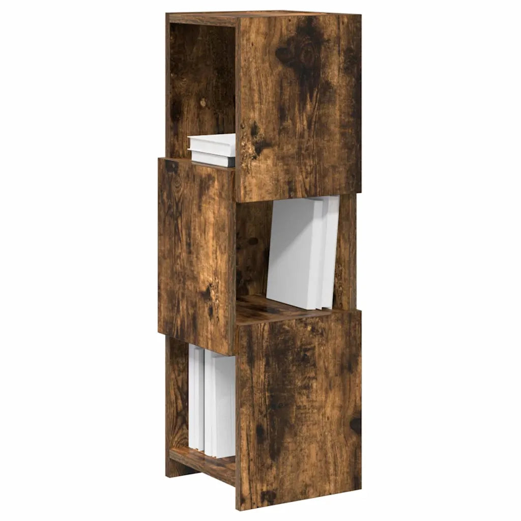 Mobile angolare Rovere fumé 25,5x25x80cm Legno multistrato