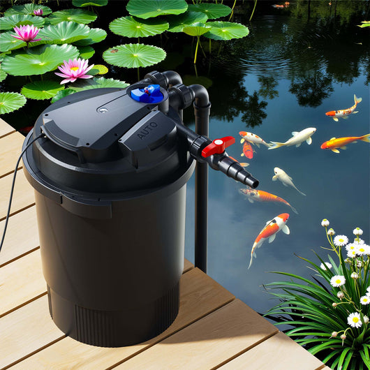 CPA-30000 Filtro a pressione per laghetto con UVC da 55W Per laghetti fino a 60000 litri