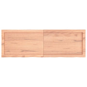 Ripiano Muro Marrone 120x40x(2-6) cm Massello Rovere Trattato 363695