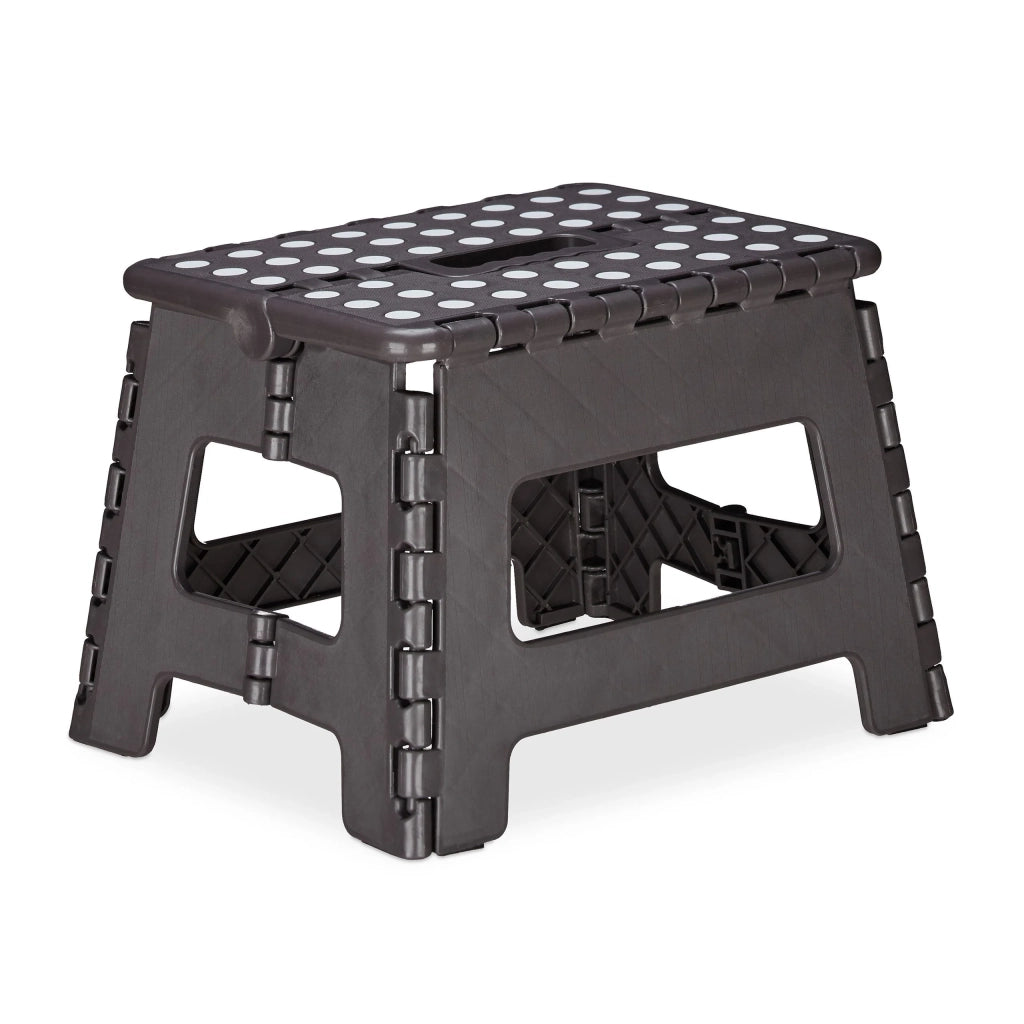 Sgabello pieghevole portatile M 120 kg nero 13_0002800