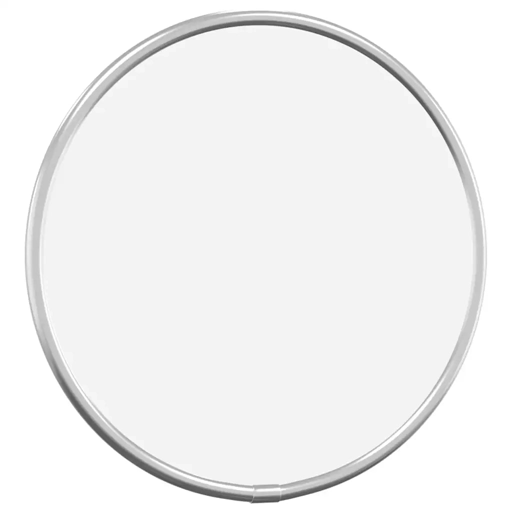 Specchio da Parete Argento Ã˜ 20 cm Rotondo