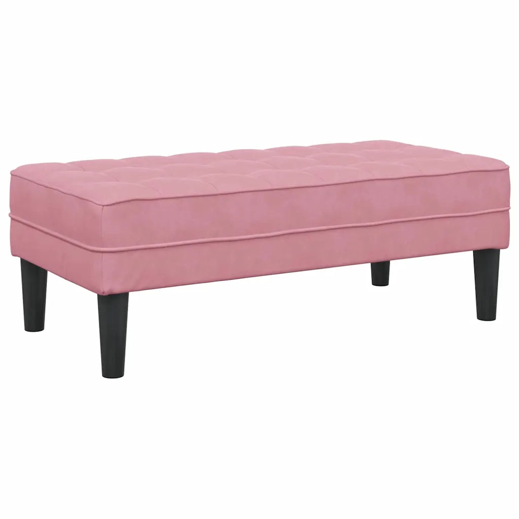 Set di divani con cuscino 2 pcs Rosa Poliestere 3329268