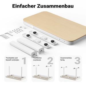 Scrivania motorizzata regolabile in altezza con stazione di ricarica e motore singolo, Standing desk