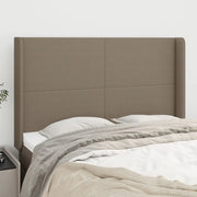 Testiera ad Orecchio Tortora 147x16x118/128 cm in Tessuto 3119302