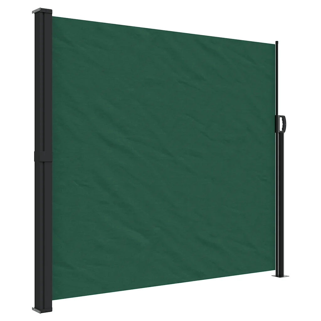 Tenda da Sole Laterale Retrattile Verde Scuro 180x600 cm 4004545