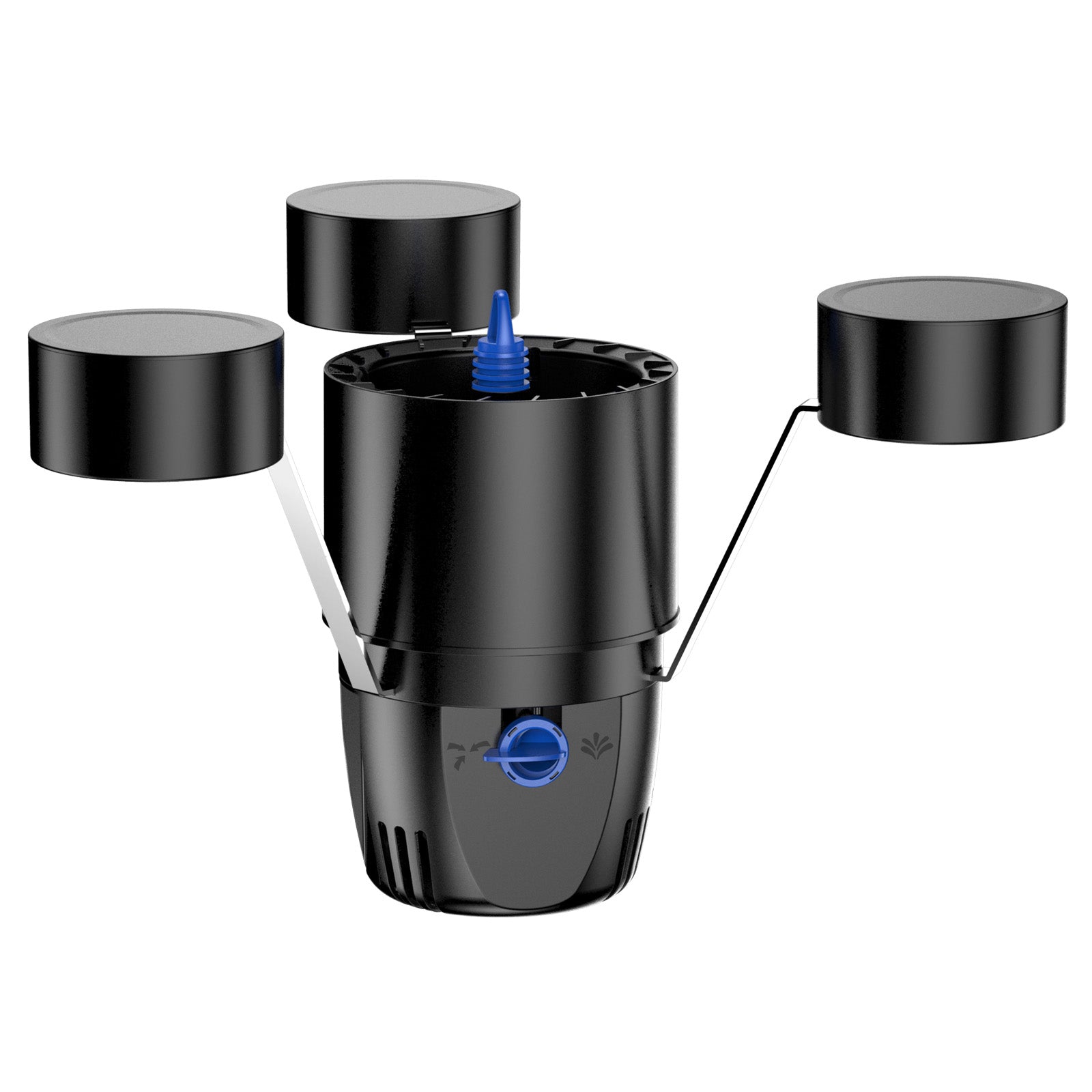 Set Filtro 60.000l Chiarificatore laghetto 24W Pompa NEO8000 70W Tubo 25m Skimmer