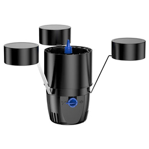 Set Filtro 60.000l Chiarificatore laghetto 24W Pompa NEO8000 70W Tubo 25m Skimmer