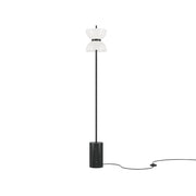 Maytoni Lampada da terra moderna Kyoto 1 luce LED integrato nero metallo vetro